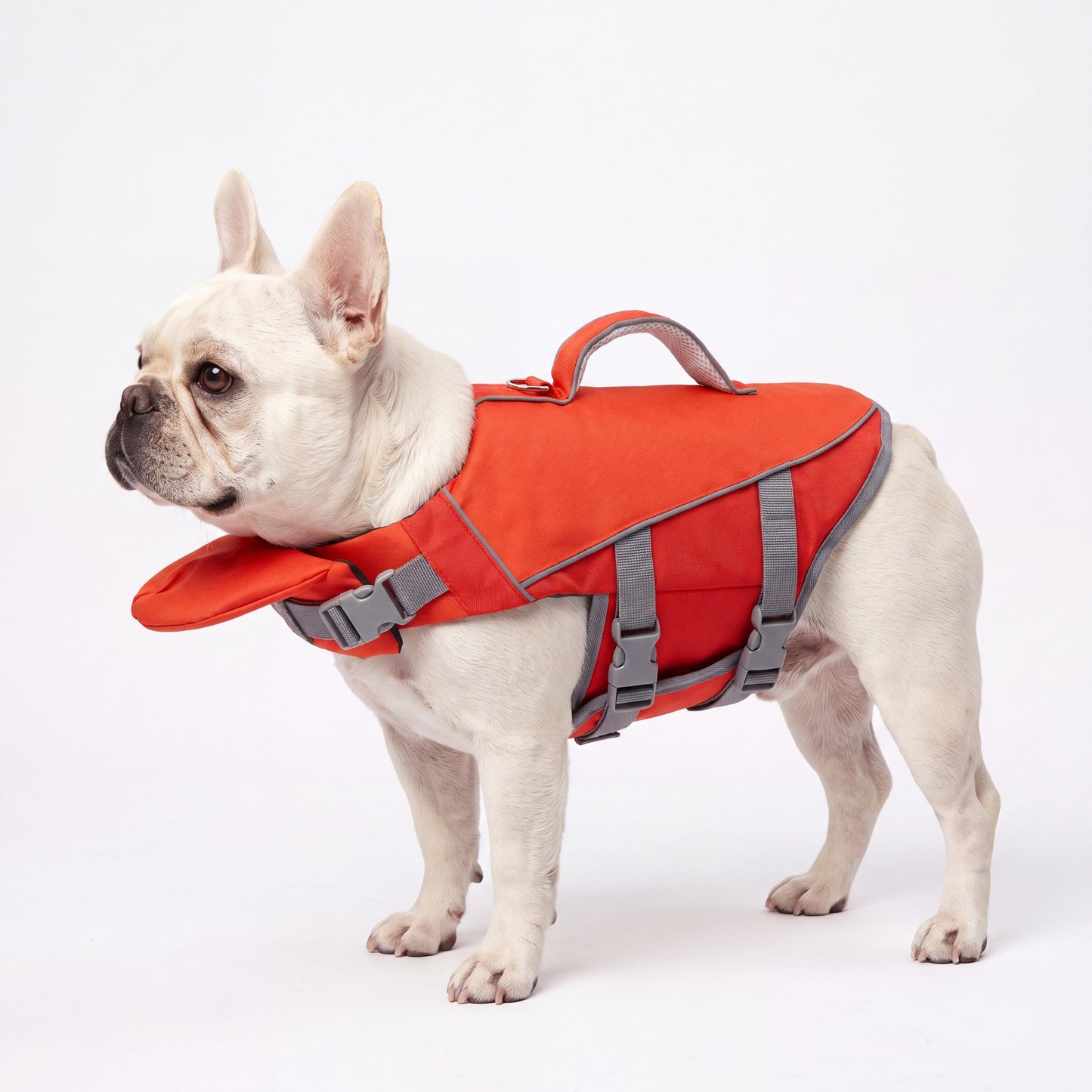 AquaPaw Life Jacket - Reflective Stripes Orange