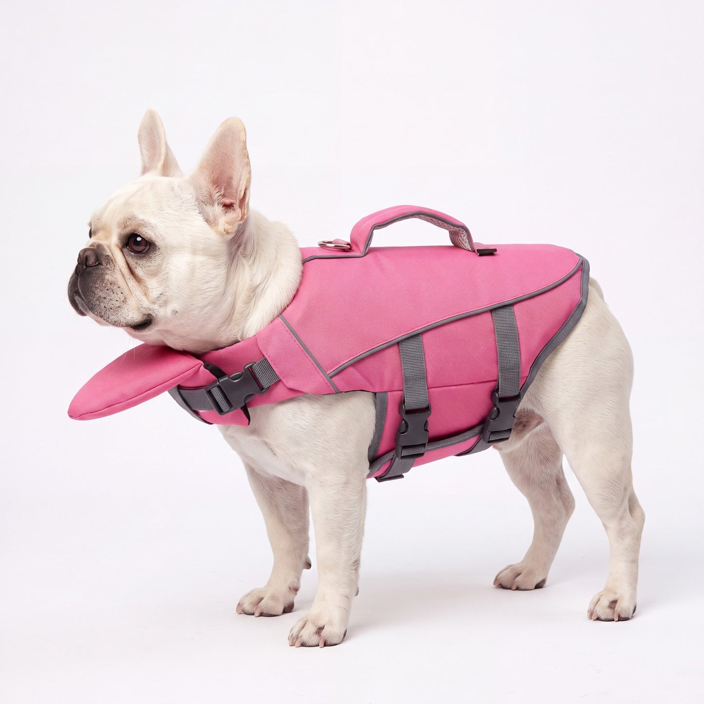 AquaPaw Life Jacket - Reflective Stripes Pink